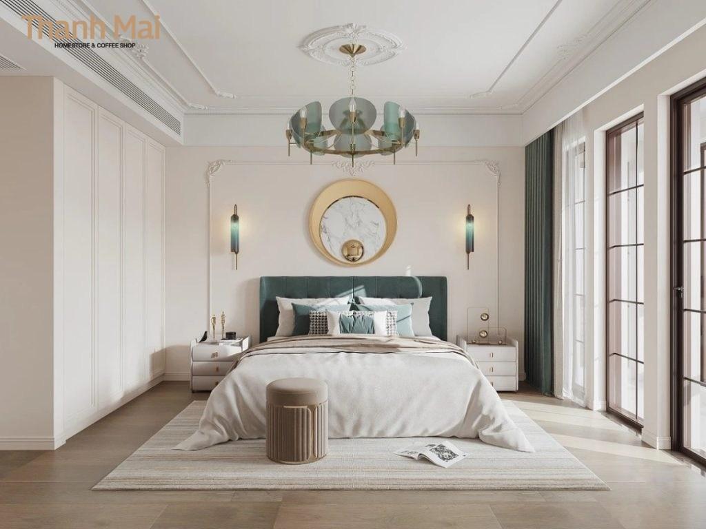 ĐẶC TRƯNG TẠO NÊN PHÒNG NGỦ NỘI THẤT TÂN CỔ ĐIỂN 'KHÔNG SẾN SÚA'