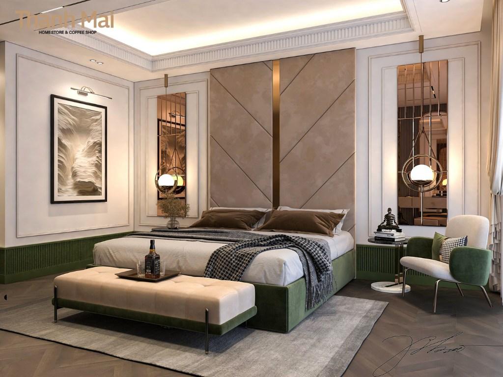 ĐẶC TRƯNG TẠO NÊN PHÒNG NGỦ NỘI THẤT TÂN CỔ ĐIỂN 'KHÔNG SẾN SÚA'