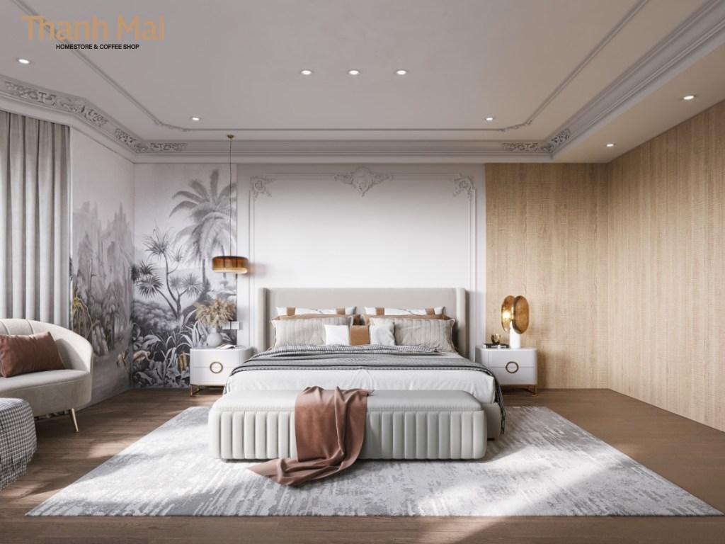 ĐẶC TRƯNG TẠO NÊN PHÒNG NGỦ NỘI THẤT TÂN CỔ ĐIỂN 'KHÔNG SẾN SÚA'