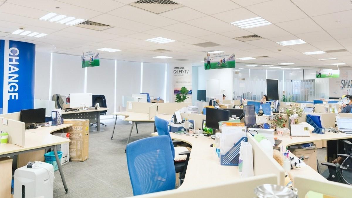 CÁC DOANH NGHIỆP TOP ĐẦU THIẾT KẾ NỘI THẤT VĂN PHÒNG LÀM VIỆC ĐẸP THẾ NÀO? Samsung Vietnam