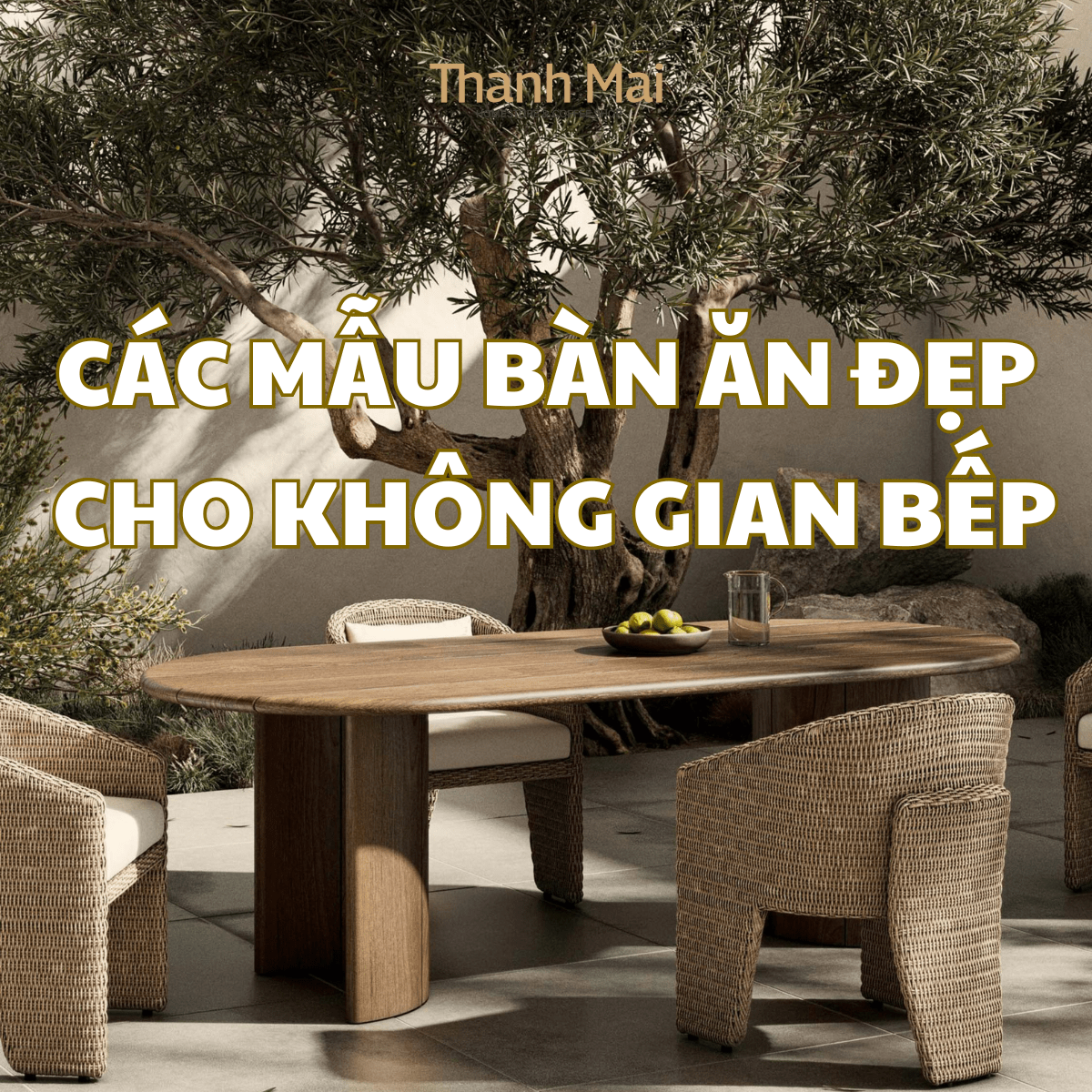 Các mẫu bàn ăn đẹp cho không gian bếp hiện đại và tiện nghi