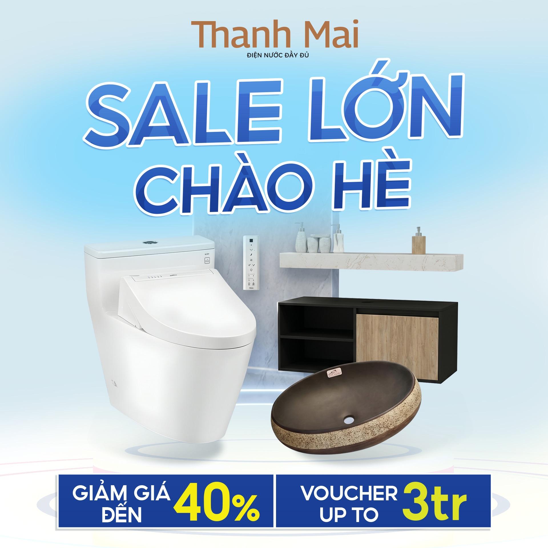 Sale lớn chào hè - Thiết bị vệ sinh