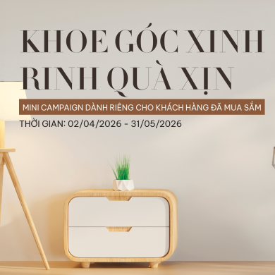 Khoe góc xinh để rinh quà xịn cùng Thanh Mai Homestore