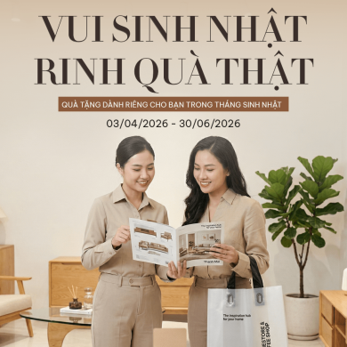 Tháng sinh nhật rinh quà thật từ Thanh Mai Homestore